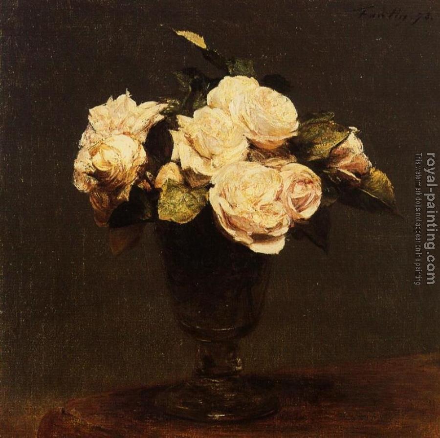 Henri Fantin-Latour : White Roses